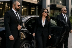 حارس شخصي لسيدة أعمال في مصر بودي جارد مصر وحماية VIP